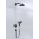 Sistem de dus incastrat termostatat Hansgrohe Raindance S 240 ShowerSelect S cu 2 consumatori, negru mat