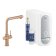 Baterie bucatarie Grohe Blue Home cu pipa L, sistem filtrare, starter kit, brushed warm sunset