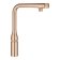Baterie bucatarie Grohe Essence SmartControl cu dus extractibil, pipa L, brushed warm sunset