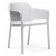 Set mobilier exterior Nardi cu masa extensibila Rio 210 si 6 scaune Net, alb