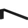 Suport prosop Hansgrohe Axor Universal 38cm, negru mat