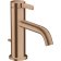 Baterie lavoar Hansgrohe Axor ONE 70, ventil pop-up, red gold periat
