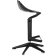 Scaun Kartell Spoon design Antonio Citterio & Toan Nguyen, h56-76 cm, negru