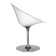 Scaun rotativ Kartell Ero/S/ design Philippe Stark, alb lucios