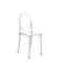 Set 2 scaune Kartell Victoria Ghost design Philippe Starck, transparent