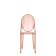 Set 2 scaune Kartell Victoria Ghost design Philippe Starck, roz transparent
