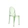 Set 2 scaune Kartell Victoria Ghost design Philippe Starck, verde transparent