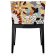 Scaun Kartell Mademoiselle design Philippe Starck, tapiterie Missoni, Vevey caramel