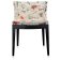 Scaun Kartell Mademoiselle design Philippe Starck, tapiterie Moschino, schite