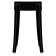 Set 2 scaune Kartell Charles Ghost design Philippe Starck, h45cm, negru lucios