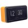 Ceas de masa NeXtime Flip 18x10x7cm, portocaliu-negru