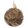 Decoratiune brad Deko Senso Floral Jewel glob 8cm, sticla, maro