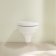 Set vas WC suspendat Villeroy & Boch O.Novo Ceramic Plus 56x36cm Directflush si capac cu Inchidere lenta si QuickRelease, alb Alpin
