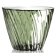 Masuta Kartell Sparkle design Tokujin Yoshioka, diametru 45cm, h 35cm, verde salvie transparent
