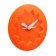 Ceas Kartell Crystal Palace design Alessandro Mendini, 19cm, portocaliu