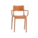 Set 2 scaune Kartell Generic A design Philippe Starck, portocaliu