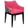 Scaun Kartell Madame design Philippe Starck, Paris roz-negru