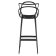 Scaun inalt Kartell Masters Stool design Philippe Starck & Eugeni Quitllet, 75cm, negru