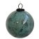 Decoratiune brad Deko Senso glob 15cm, sticla, verde cupru marmorat
