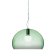 Suspensie Kartell FL/Y design Ferruccio Laviani, E27 max 15W LED, h33cm, verde salvie transparent