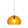 Suspensie Kartell FL/Y design Ferruccio Laviani, E27 max 15W LED, h28cm, portocaliu transparent