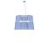Suspensie Kartell Ge' design Ferruccio Laviani, E27 max 70W, h37cm, bleu transparent