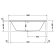 Cada baie rectangulara Duravit Darling New 180x80cm, acril, montaj incastrat sau cu panouri