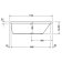 Cada baie rectangulara Duravit Vero 170x70cm, acril, spatar orientare dreapta