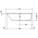 Cada baie rectangulara Duravit Vero 170x70cm, acril, spatar orientare stanga