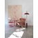 Fotoliu Kartell Cara design Philippe Starck & Sergio Schito, cadru ruginiu, tapiterie Fancy ruginiu-bej