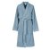 Halat de baie kimono Descamps La Mousseuse 4, XL, Bleu Orage