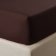Cearceaf de pat cu elastic Descamps Sublime 90x200cm, chocolat