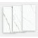 Gresie portelanata FMG Marmi Maxfine 150x150cm, 6mm, Extra White Lucidato