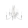 Candelabru Kartell Khan design Philippe Starck, d 77cm, 8x max 5W E14, transparent