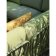 Canapea modulara exterior Nardi Komodo 5, 294x154cm, cadru alb, perne verde giungla Sunbrella