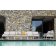 Canapea modulara exterior Nardi Komodo 5, 294x154cm, cadru antracit, perne canvas Sunbrella