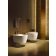 Set vas WC suspendat Duravit ME by Starck Compact Rimless cu capac inchidere lenta