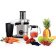 Storcator de fructe si legume Bosch MES4000 1000W, tub alimentare XXL, cutit ceramic, negru-silver