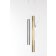 Suspensie Kartell by Laufen Rifly design Ludovica & Roberto Palomba, LED 10W, h30cm, crom metalizat