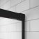 Perete lateral Radaway Idea Black S1 100 L stanga, 100cm, profil negru