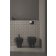 Vas WC Ideal Standard Tesi AquaBlade back-to-wall pentru rezervor ingropat, negru mat