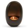 Suport lumanare Deko Senso Standing Egg, 25x15x38cm, metal, zinc - auriu antichizat