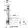 Rezervor incastrat cu cadru Duravit DuraSystem h 114.8 cm, odor extraction, HygienicFlush