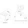 Dulap baza pentru lavoar de colt Ravak Concept 10° cu un sertar, 55x48.5x45cm, stanga, nuc inchis