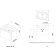Dulap baza pentru lavoar de colt Ravak Concept 10° cu un sertar, 55x48.5x45cm, dreapta, nuc inchis