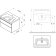 Dulap baza pentru lavoar Ravak Concept 10° cu 2 sertare, 55x45x45cm, alb