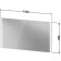 Oglinda cu iluminare LED Duravit XViu 142x80cm, senzor, IP44, negru mat