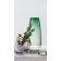 Vaza Zwiesel Glas Signum, design Bernadotte & Kylberg, handmade, 41cm, verde fumuriu