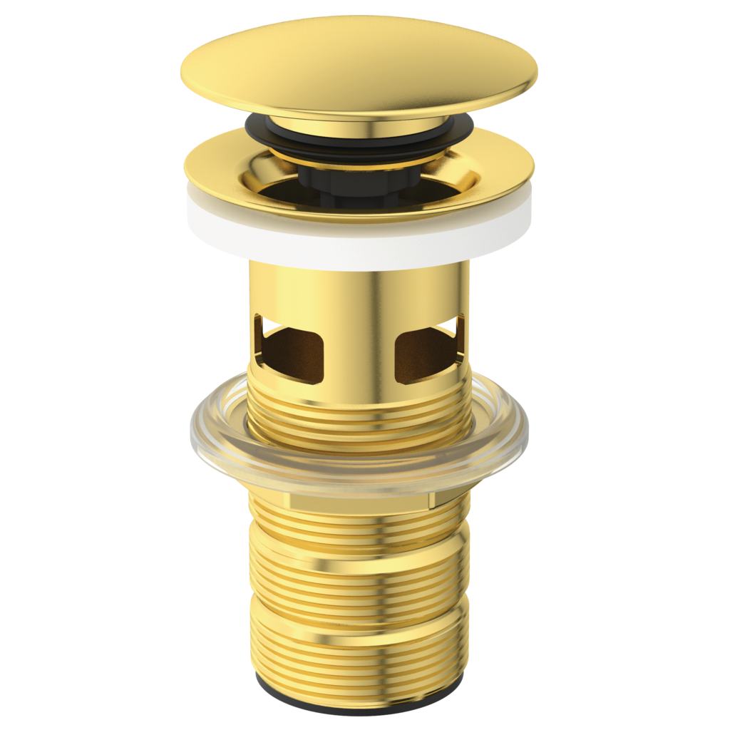 Ventil click-clack Ideal Standard pentru lavoare cu preaplin auriu periat