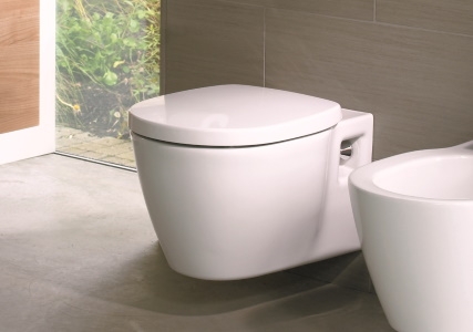 Set vas WC suspendat Ideal Standard Connect cu capac inchidere lenta